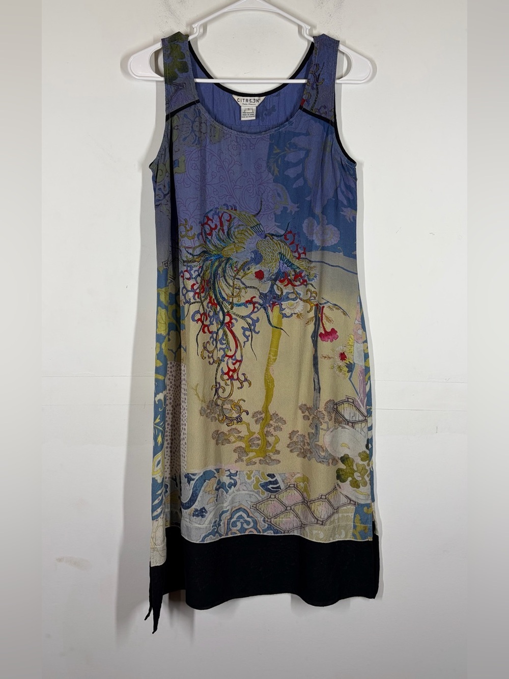 Citron 100% Silk Dress Size Small